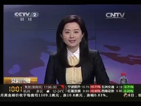 【CCTV2】《交易时间》——整点看财经播报<font color='red'>2014健博会</font>