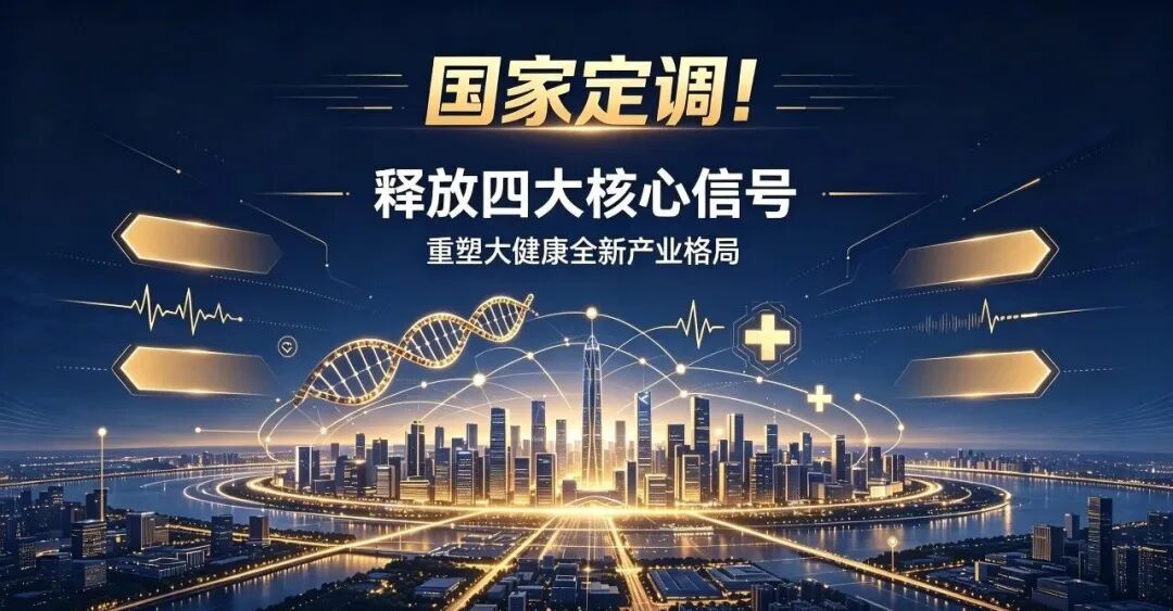 国家定调！国民健康“十五五”规划明确大健康7大黄金赛道，未来五年风口已明!